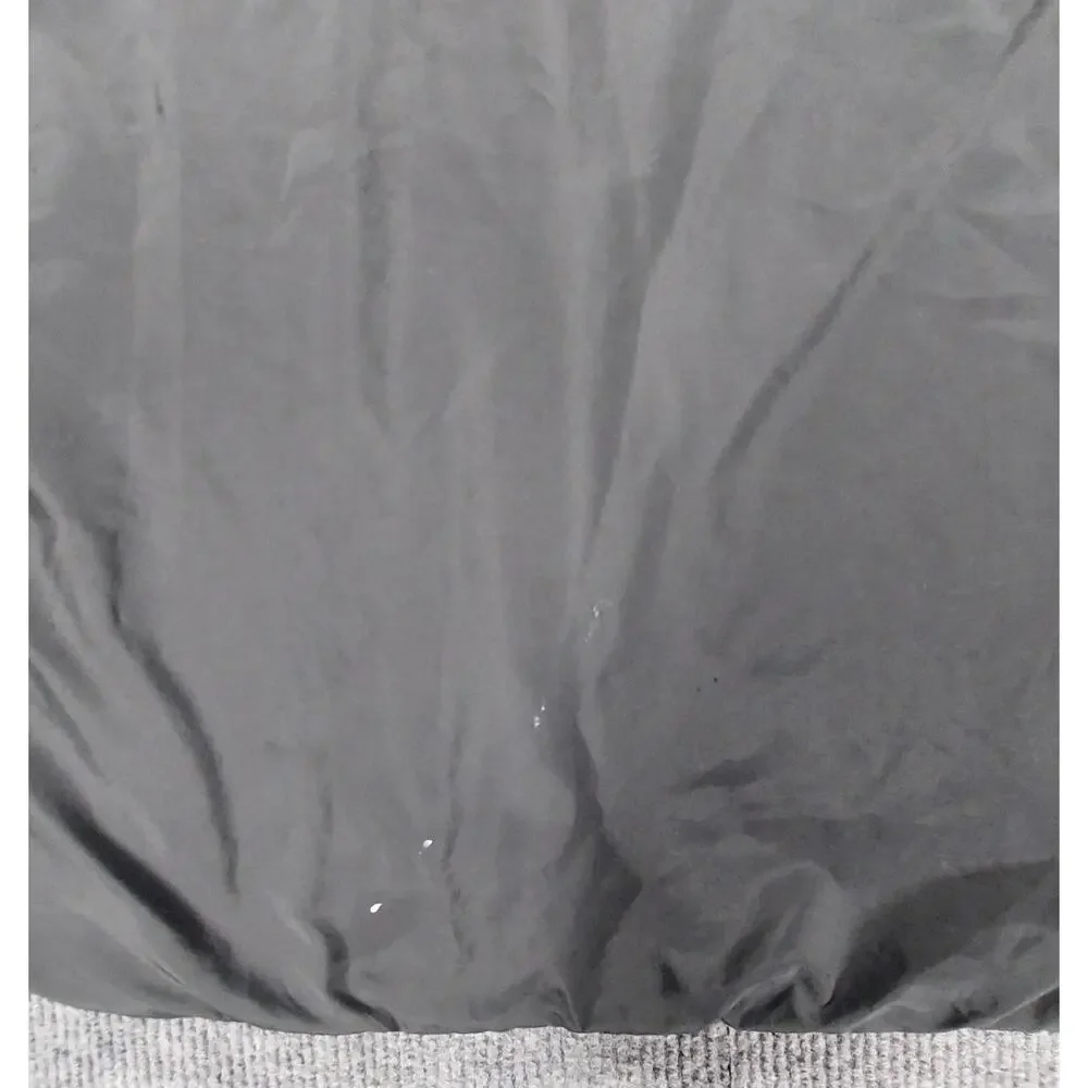 The North Face Boys Reversible Hooded Full Zip Puffer Jacket Gray/Black L 14/16